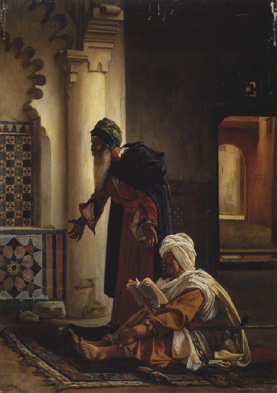 Nouy, Jean Lecomte du Arabs at Prayer Germany oil painting art